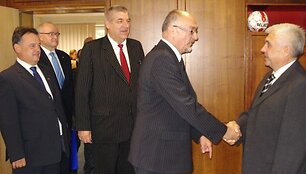Lenkų delegacija apsilankė ir Klaipėdos savivaldybėje.