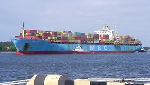 &bdquo;MSC Sariska&ldquo; ilgis &ndash; beveik 300 metrų.
