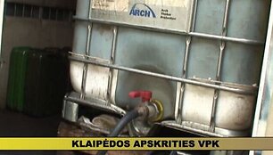 Dyzelinas buvo pardavinėjamas i&scaron; krovininės transporto priemonės.