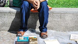 Blusų turgus turi savo i&scaron;tikimuosius prekeivius.