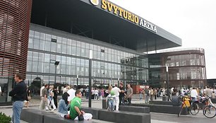 Klaipėdos „Švyturio“ arena ketvirtadienį priėmė pirmuosius lankytojus.