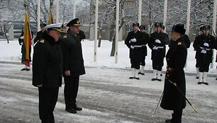 Danijos karinių jūrų pajėgų vadas vie&scaron;i Klaipėdoje