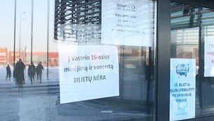 Bilietų į koncertą staigiai nebeliko.