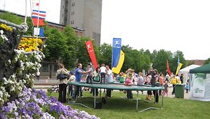 Vaikai Vilties bėgimo &scaron;ventėje