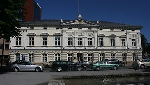 Klaipėdos apskrities viršininko administracija įsikūrusi buvusioje rotušėje. 