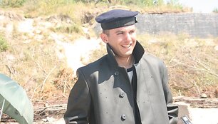 Britų sukamoje juostoje besifilmuojantis Mindaugas Narbutas vaidmenį palygino su karine tarnyba.