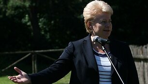 Dalia Grybauskaitė pirmą kartą oficialiu vizitu lankėsi Klaipėdoje.