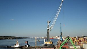Naujasis kranas kainavo 11 mln. Lt.