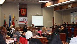 Klaipėdoje rinkosi teisės studijomis susidomėję jaunuoliai. 