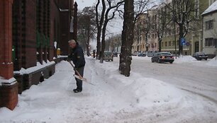 Klaipėdos gatvėse eismo sąlygos &ndash; sudėtingos.