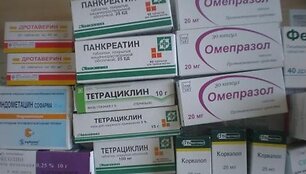 Kretingos turgavietėje prekiauta rusi&scaron;kais vaistais. 
