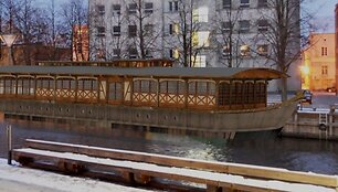 Laivo-restorano &bdquo;Gilija&ldquo; vizualizacija