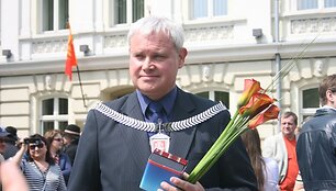I&scaron;kilmingai inauguruotas Klaipėdos meras Vytautas Grubliauskas.
