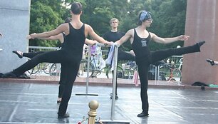 Atvira baleto trupės repeticija