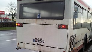 Aprūkęs Klaipėdos autobusas