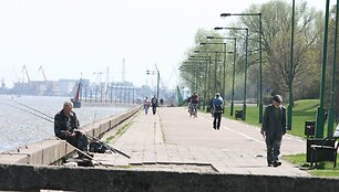Klaipėda savaitgalį jau gyvena vasari&scaron;komis nuotaikomis. 