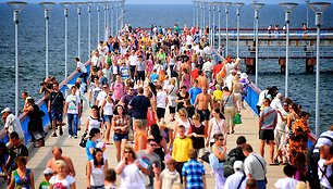 Palanga savaitgalį laukia atvykstančių poilsiautojų. 