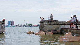 Laivų flotilės kelionė į Kuršių marias