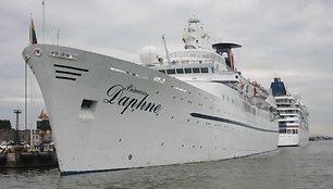 Dar prieš 8 val. ryto į uostą įplaukė 162 m ilgio „Princess Daphne“.