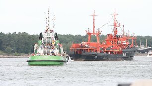 Laivų paradas Kur&scaron;ių mariose