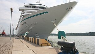 Klaipėdoje pirmadienį pirmą kartą apsilankė kruizinis laivas &bdquo;Crystal Symphony&ldquo;. 