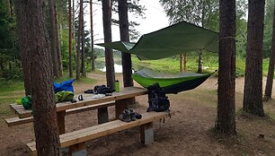 Parkas pritaikytas atvykėliams priimti: įrengtos apžvalgos, poilsio aik&scaron;telės.