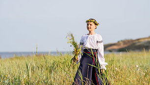 Festivalio „Tek saulužė ant maračių“ akimirka