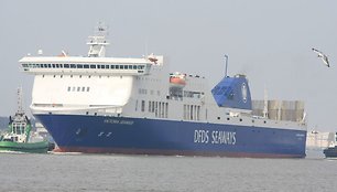 Keltas „Victoria Seaways“ į Klaipėdą parplaukė laiku.