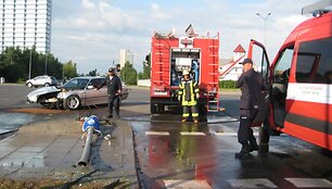 Ketvirtadienio vakaro avarija Klaipėdoje