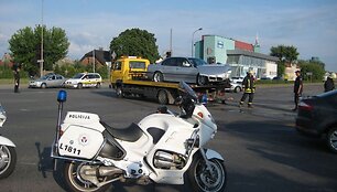 Ketvirtadienio vakaro avarija Klaipėdoje