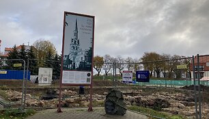 &Scaron;v. Jono bažnyčios pamatai jau tiriami trečius metus.