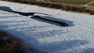Rusnėje įstrigę keltai