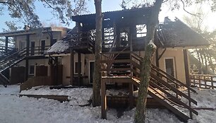 Gaisro vietoje Pervalkoje, viloje &bdquo;Nendrė&ldquo;