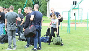 Klaipėdos mieste dislokuotame Lietuvos Didžiojo kunigaik&scaron;čio Butigeidžio dragūnų batalione - rekordinis Nuolatinės pradinės privalomosios karo tarnybos (NPPKT) karių skaičiaus: 630 jaunuolių. Visi jie tarnybą atlikti pasirinko savo noru.