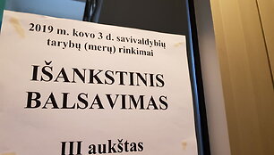 I&scaron;ankstinis balsavimas Klaipėdoje