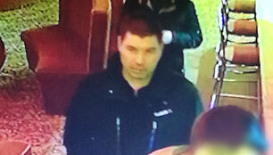Policijos ie&scaron;komas vyras.