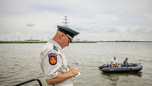 Pareigūnai vykdė neblaivių vairuotojų kontrolę Centriniame Klaipėdos terminale. 