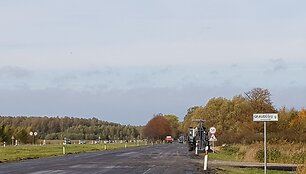 Rekonstruojamas kelias Klaipėda-Palanga 