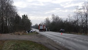 Kelyje Kretinga-Jokūbavas avarija nusinešė vyro gyvybę.
