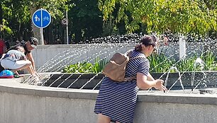 An&scaron;laginis savaitgalis Palangoje &ndash; sulaukta gausybės poilsiautojų.