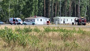 Nidos aerodrome vykusios pratybos smalsuoliams sukėlė nerimo dėl nelaimės.