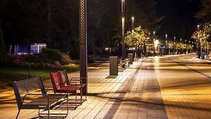 J. Basanavičiaus gatvėje &ndash; nauji mažosios architektūros akcentai. 