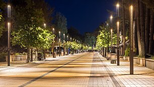 J. Basanavičiaus gatvėje &ndash; nauji mažosios architektūros akcentai. 