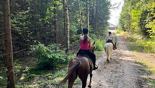 Dovilė Juočiūnaitė meilę žirgams jautė nuo vaikystės, o pameistrystė praplėtė žinias. &Scaron;iandien ji dirba žirgyne. 