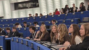 I&scaron; mokyklos veiklų &ndash; į Europos Parlamentą