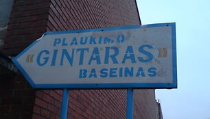 Net ir nuoroda į baseiną gerokai nusidėvėjusi. 