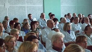 Klaipėdos universitetinės ligoninės medikai drąsiai rei&scaron;kė savo nuomonę.