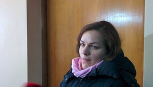 Vita Pralgauskaitė i&scaron;girdo teismo sprendimą.