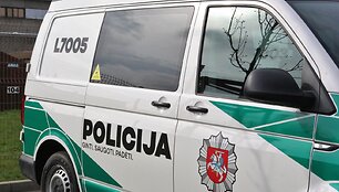 Klaipėdoje pa&scaron;ventinti nauji policijos automobiliai.