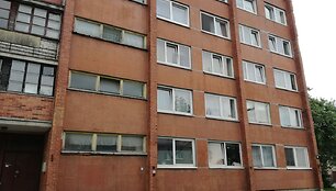 Namas Bangų g.,kur įvykdytas nusikaltimas